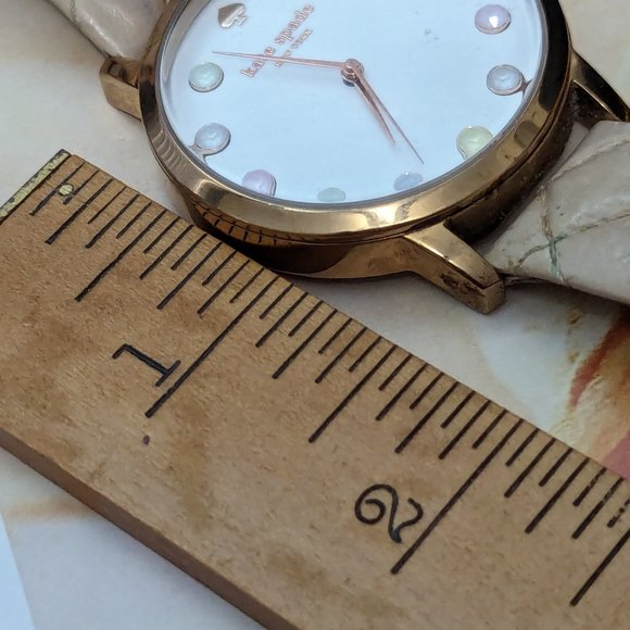 Retired design Kate Spade New York Lady's Wrist Watch Pink and Pastel Dots Face - Picture 8 of 8